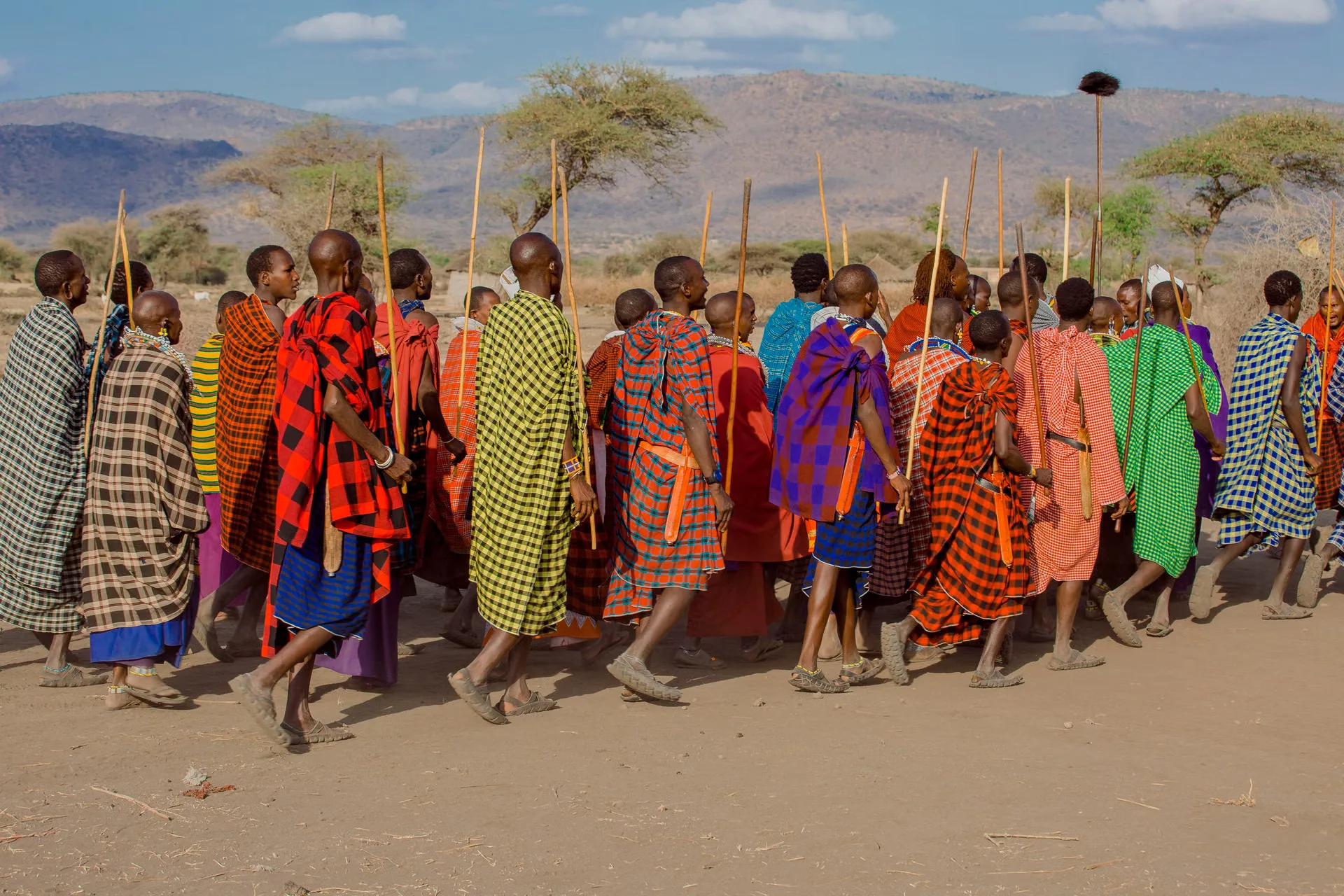 A Maasai homestead in Narok County, Kenya